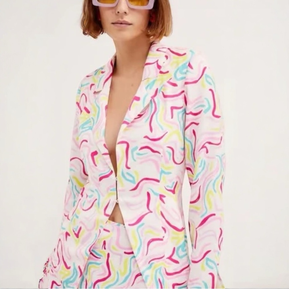NOAH Feather Light Summer Blazer For Love & Lemons NWT, Large